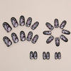 12 Sizes-24 Pcs Press On Nails W1250