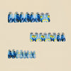 12 Sizes-24 Pcs Press On Nails Y1491