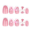 12 Sizes-24 Pcs Press On Nails JP3657