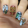 12 Sizes-24 Pcs Press On Nails Y219