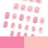 12 Sizes-24 Pcs Press On Nails JP4007