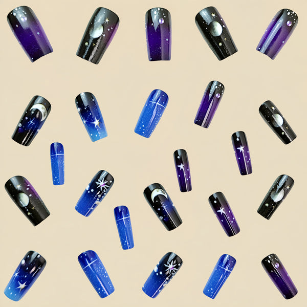 12 Sizes-24 Pcs Press On Nails Y458