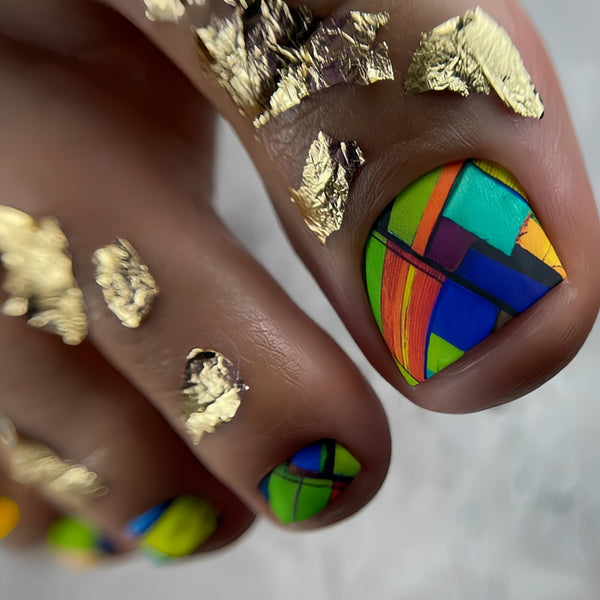 12 Sizes-24 Pcs Press On Nails Y601