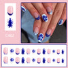 12 Sizes-24 PcsPress On Nails C462