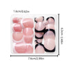 48 Pcs Press On Nails FrenchToe-2-48pcs