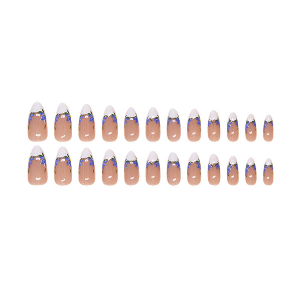 12 Sizes-24 Pcs Press On Nails W1700