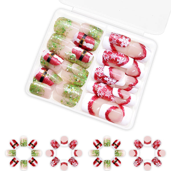 Christmas Press On Nails-2 Sets Mixed Pack (48PCS Total) C-mix-20