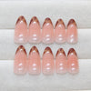 12 Sizes-24 Pcs Press On Nails R887