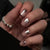 12 Sizes-24 Pcs Press On Nails W1960
