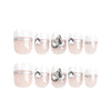 12 Sizes-24 Pcs Press On Nails JP2991