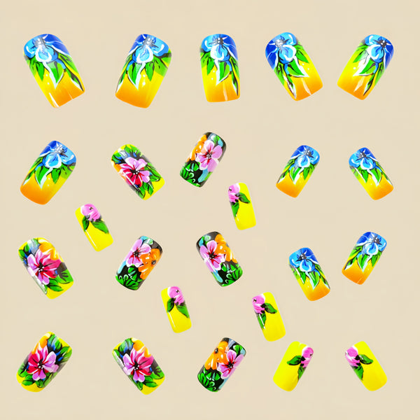 12 Sizes-24 Pcs Press On Nails Y769