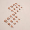 12 Sizes-24 Pcs Press On Nails W1347
