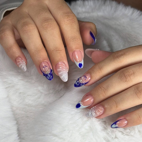 12 Sizes-24 PcsPress On Nails Z1153