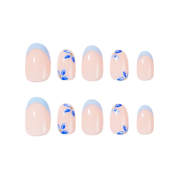 12 Sizes-24 Pcs Press On Nails JP4415