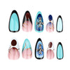 12 Sizes-24 Pcs Press On Nails JP3562