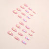 12 Sizes-24 Pcs Press On Nails W837