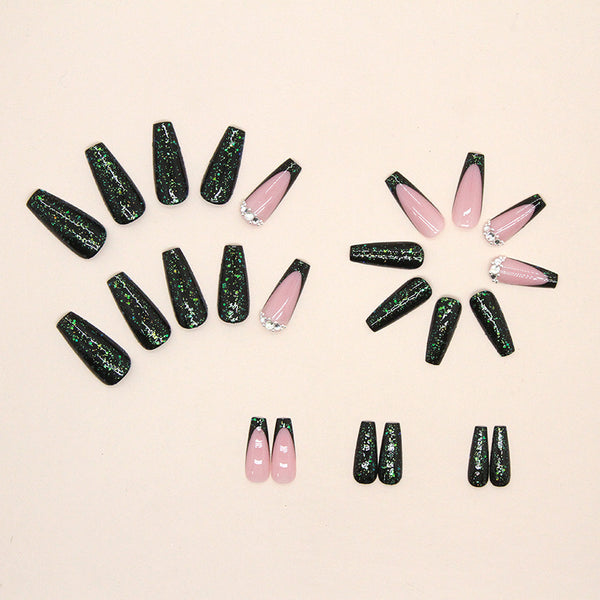 12 Sizes-24 Pcs Press On Nails Z631