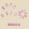 12 Sizes-24 Pcs Press On Nails Y1381