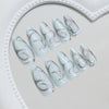 12 Sizes-24 Pcs Press On Nails W2013