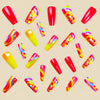12 Sizes-24 Pcs Press On Nails Y674