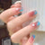 12 Sizes-24 Pcs Press On Nails MY089