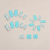12 Sizes-24 Pcs Press On Nails W1128