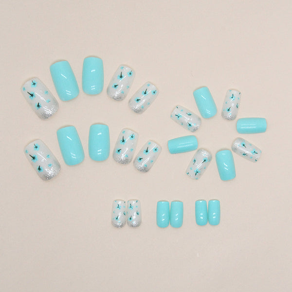 12 Sizes-24 Pcs Press On Nails W1128