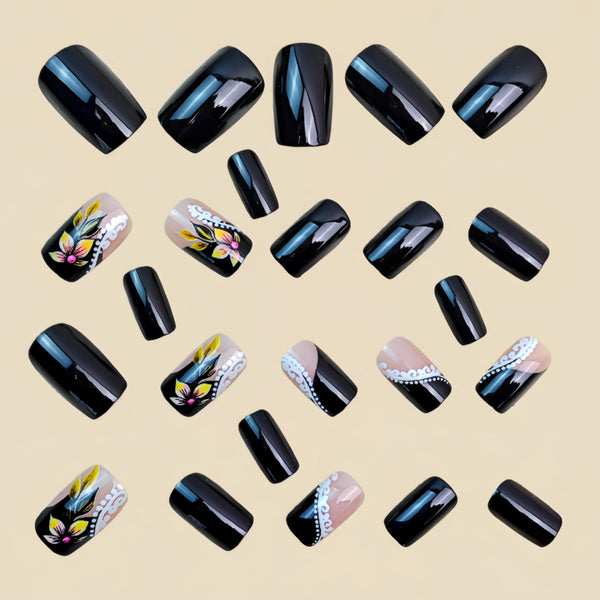 12 Sizes-24 Pcs Press On Nails y1570