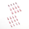 12 Sizes-24 Pcs Press On Nails JP1383