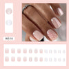 12 Sizes-24 PcsPress On Nails W518