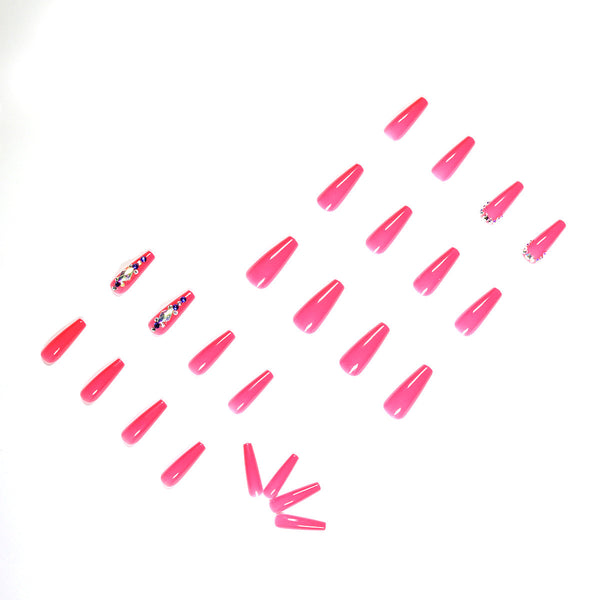 12 Sizes-24 Pcs Press On Nails JP1301