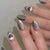 12 Sizes-24 Pcs Press On Nails W1559