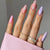12 Sizes-24 Pcs Press On Nails W075
