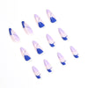 12 Sizes-24 Pcs Press On Nails JP1579