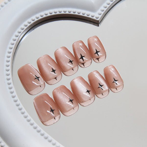 12 Sizes-24 Pcs Press On Nails MY083