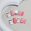 12 Sizes-24 Pcs Press On Nails R838