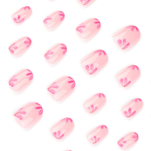 12 Sizes-24 Pcs Press On Nails JP4364