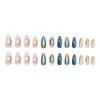 12 Sizes-24 Pcs Press On Nails W2117