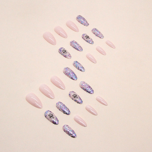 12 Sizes-24 Pcs Press On Nails W894