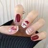 12 Sizes-24 Pcs Press On Nails R620