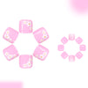 12 Sizes-24 Pcs Press On Nails C1193