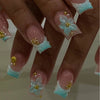12 Sizes-24 Pcs Press On Nails JP4449