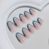 12 Sizes-24 PcsPress On Nails W2081