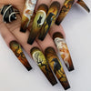 12 Sizes-24 Pcs Press On Nails Y257