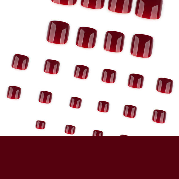 12 Sizes-24 Pcs Press On Nails JP4259