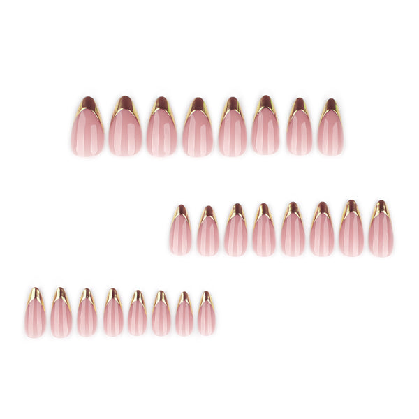 12 Sizes-24 Pcs Press On Nails JP4170