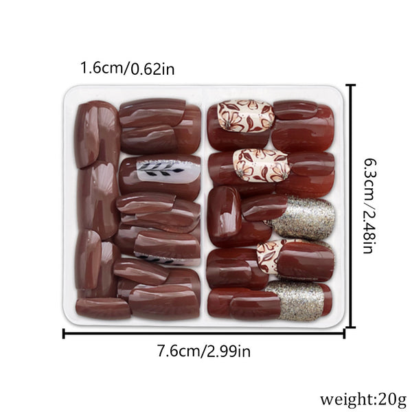 48 Pcs Press On Nails AutWin-1-48pcs