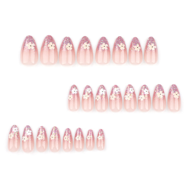 12 Sizes-24 Pcs Press On Nails JP3384