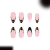 12 Sizes-24 Pcs Press On Nails C1528