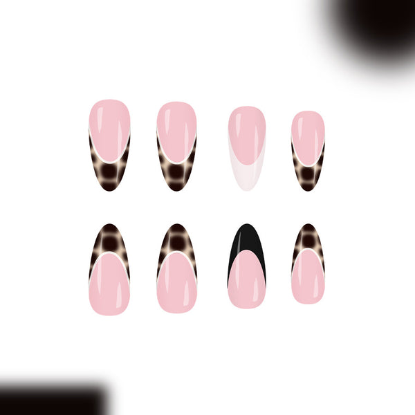 12 Sizes-24 Pcs Press On Nails C1528